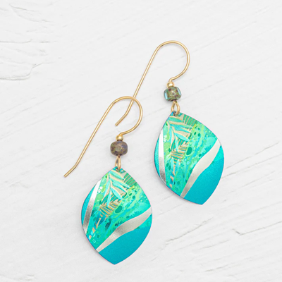 Holly Yashi Earrings- Layla- Tropic Green