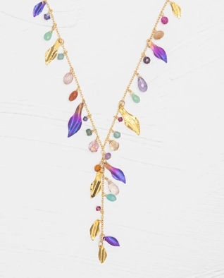 Holly Yashi Necklace-Calliope- Tropic Punch