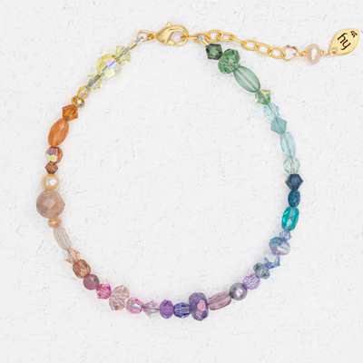 Holly Yashi Bracelet- Mariah Confetti- Tropic Punch