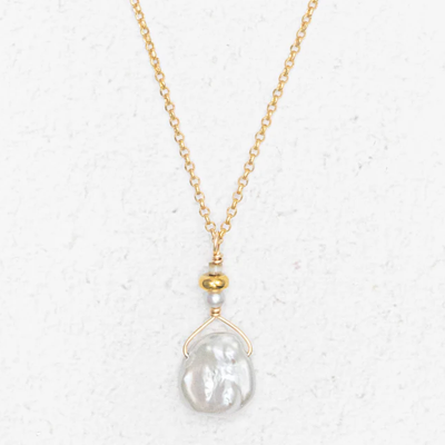 Holly Yashi Delicate Margo Pendant- Cream