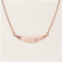 Holly Yashi Necklace- Lunette- Rose Gold