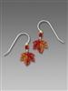 Sienna Sky Earrings-Orange Maple Leaf
