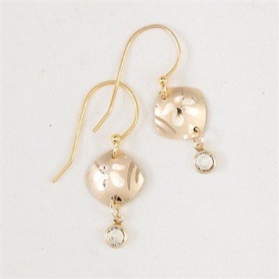 Holly Yashi Drop Earrings- Elara - Gold