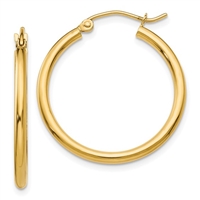 10k Gold Hoop Earrings