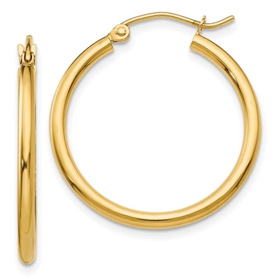 10k Gold Hoop Earrings