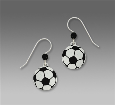 Sienna Sky Earrings- Soccer Ball