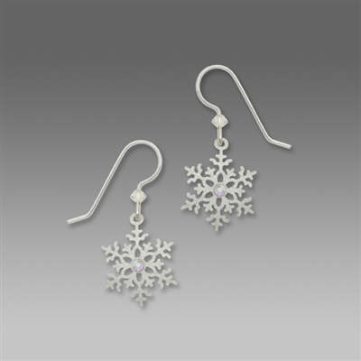 Sienna Sky Earring- Crystal Snowflake