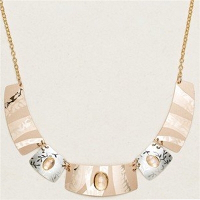 Holly Yashi Necklace-Wanderlust- Silver & Gold