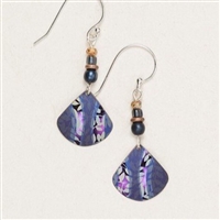 Holly Yashi Drop Earrings- Painterly- Indigo