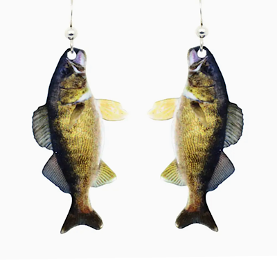 Dâ€™ears Earrings- Walleye