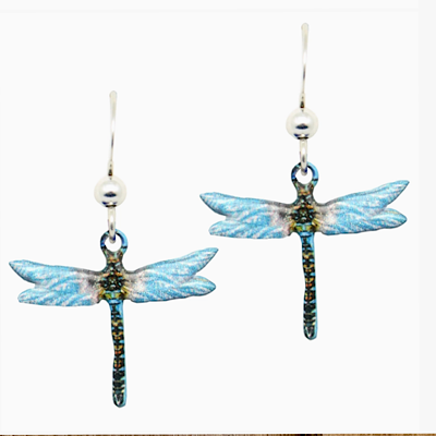 Dâ€™ears Aqua Dragonfly Earrings