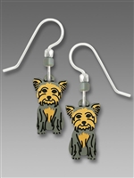 Sienna Sky Earrings - Sitting Yorkshire Terrier