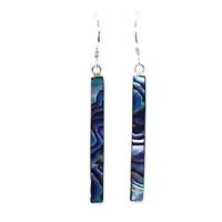 Sterling Silver Dangle Earrings- Abalone