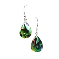 Sterling Silver Dangle Earrings- Abalone