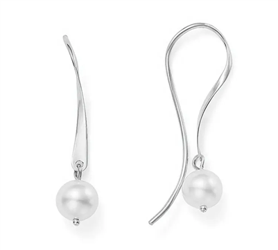 Sterling Silver  Earrings- Freshwater Pearl