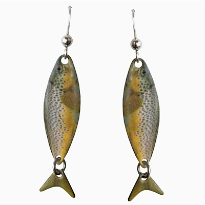 Dâ€™ears Brown Trout Dangle Earrings