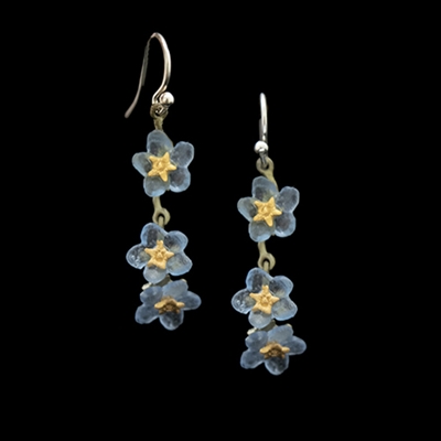 Forget Me Not Wire Earrings