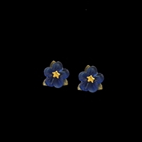 Blue Violet Post Earrings