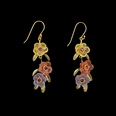 French Bouquet Dangle Earrings