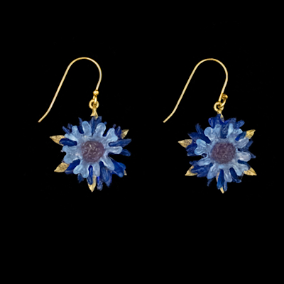 Cornflower Drop Earrings
