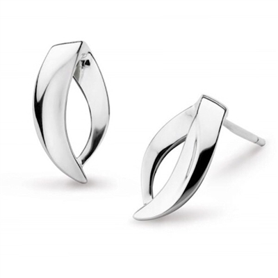 Sterling Silver "Twine Thorn" Stud Earrings