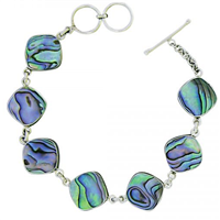 Sterling Silver Bracelet- Abalone