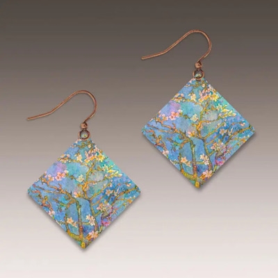 Almond Branches Statement Earrings