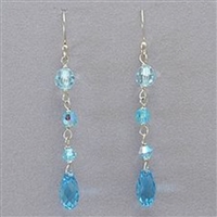 Holly Yashi Drop Earrings -Gracie- Blue