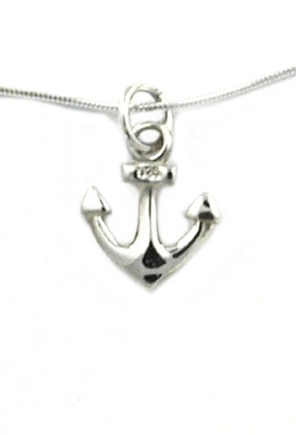 Sterling Silver Petite Anchor Pendant