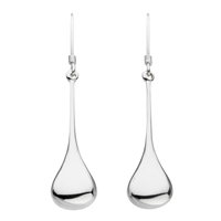 Sterling Silver Long Teardrop Earrings