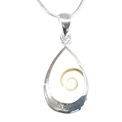Sterling Silver Pendant - Shiva Shell