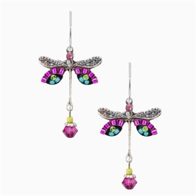 Firefly Earrings-Dragonfly-Rose