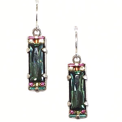 Firefly Earrings-Crystal-Erinite Green