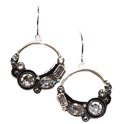 Firefly Earrings-Calypso Hoop-Silver