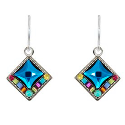 Firefly Earrings-Bright Diamond Shape-Multi Color