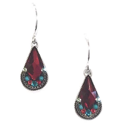 Firefly Earrings- Lily Drop- Red