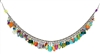 Firefly Necklace- Confetti Necklace with Dangles-Multi Color