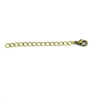 2 1/2" Gold finish Extender for Firefly Pendants & Necklaces
