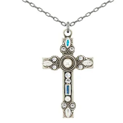 Firefly Inlay Cross- White