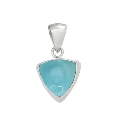 Sterling Silver Pendant- Larimar