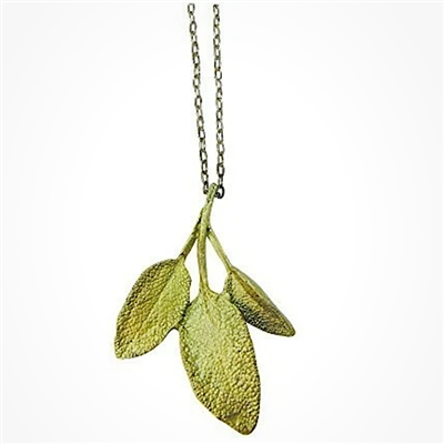 Sage Leaf Necklace