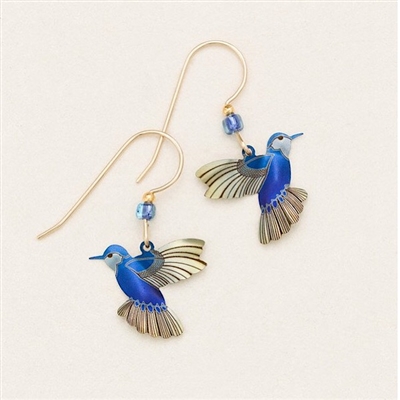 Holly Yashi Drop Earrings- Picaflor- Blue Radiance