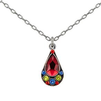 Firefly Pendant- Simple Drop-Scarlet
