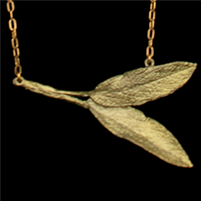 Sage Leaf Pendant/Necklace