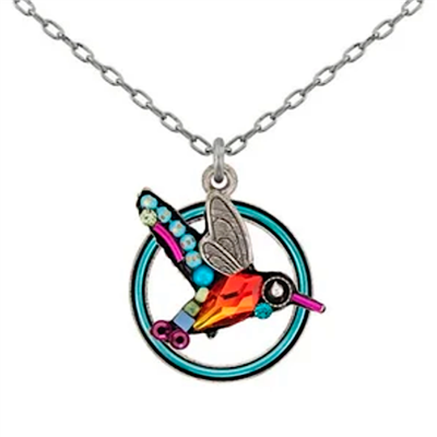 Firefly  Hummingbird Pendant-Multi Color