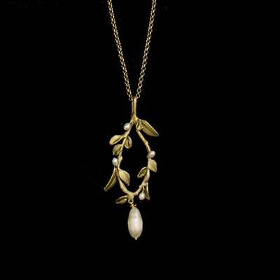 Victorian Vine 20â€ Long Pendant