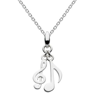 Sterling Silver Musical Melody Pendant