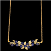 Wild Blueberry Bar Necklace