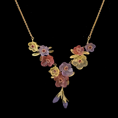 French Bouquet Adjustable Necklace