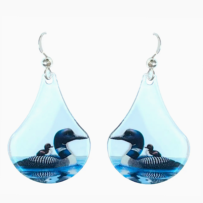 dâ€™ears Loon with Baby Earrings